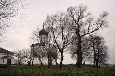 VLADIMIR, RUSSIA - NOVEMBER 3, 2021: Church of the Intercession on the Nerl in Bogolyubovo