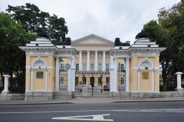 MOSCOW, RUSSIA - July 4, 2021: davydovsky city Clinical Hospital on yakimanka, Moscow