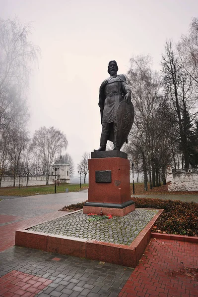 Vladimir Russia November 2021 Monument Prince Alexander Nevsky Vladimir — Stockfoto