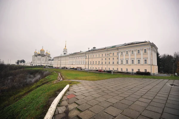 Vladimir Ρωσια Νοεμβρίου 2021 Άποψη Του Καθεδρικού Ναού Της Κοίμησης — Φωτογραφία Αρχείου