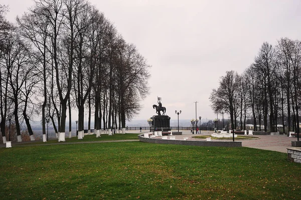 Vladimir Russia November 2021 Monument Prince Vladimir Fedor Vladimir — Stok fotoğraf