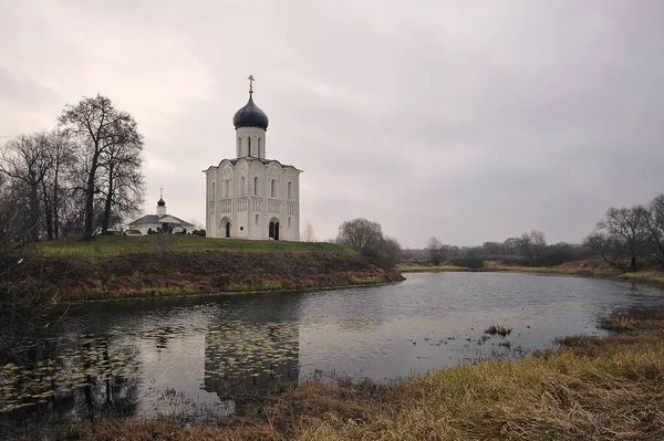 Vladimir Russia November 2021 Church Intercession Nerl Bogolyubovo — Stockfoto