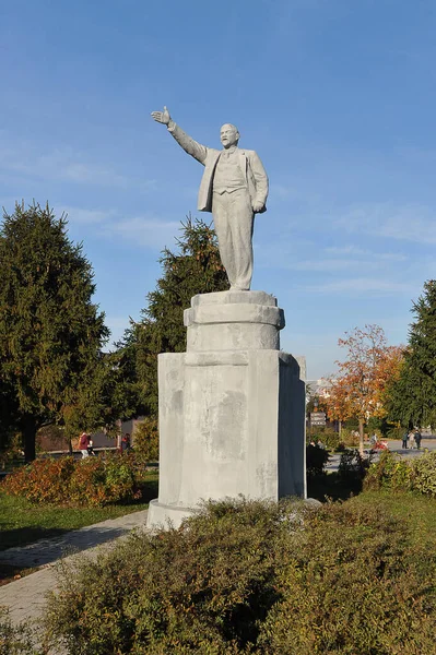 Kolomna Russia October 2021 Monument Vladimir Ilyich Lenin Park Kolomna —  Fotos de Stock