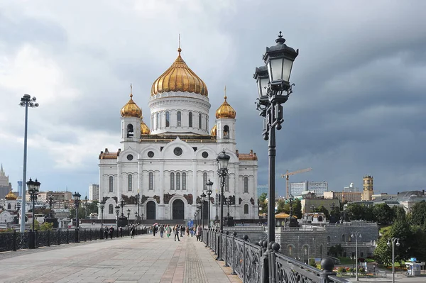Moscow Russia Septemer 2021 View Cathedral Christ Savior Moscow — Foto Stock