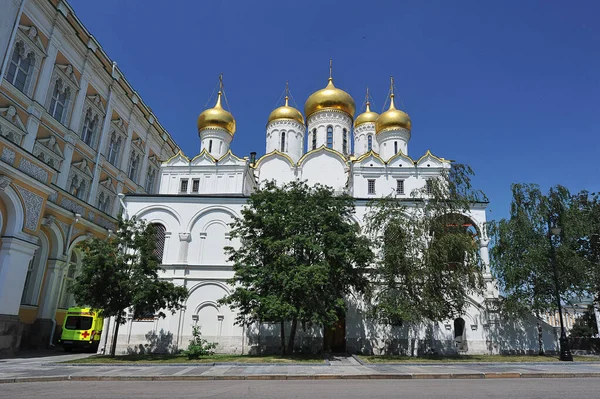 Moscow Russia June 2021 View Annunciation Cathedral Cathedral Square Kremlin — Stock Photo, Image