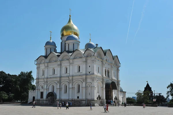 Moscow Russia June 2021 View Archangel Cathedral Kremlin Moscow — Stockfoto