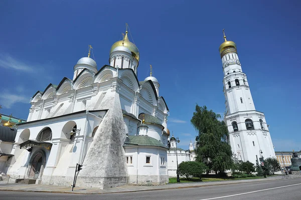 Moscow Russia June 2021 View Archangel Cathedral Kremlin Moscow — Stockfoto