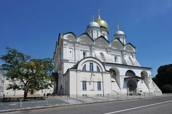 Moscow Russia June 2021 View Archangel Cathedral Kremlin Moscow — Stock Photo, Image