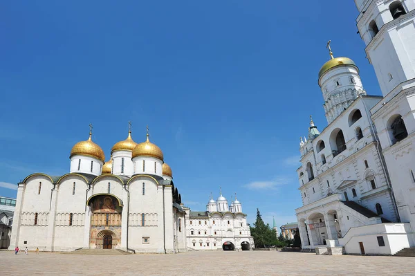 Moscow Russia June 2021 View Cathedral Square Kremlin Moscow — Fotografia de Stock