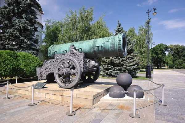 Moscow Russia June 2021 Tsar Cannon Kremlin Moscow — Φωτογραφία Αρχείου