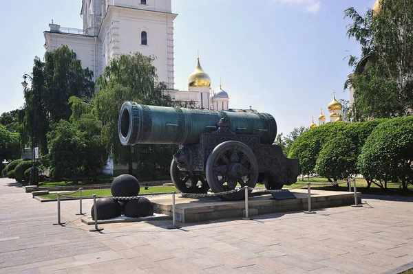 Moscow Russia June 2021 Tsar Cannon Kremlin Moscow — Φωτογραφία Αρχείου