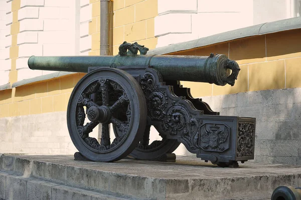 Moscow Russia June 2021 Old Bronze Cannon Territory Kremlin Moscow — Φωτογραφία Αρχείου