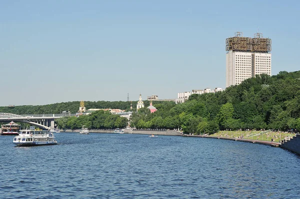 Moscow Russia June 2021 View Building Presidium Russian Academy Sciences — Fotografia de Stock