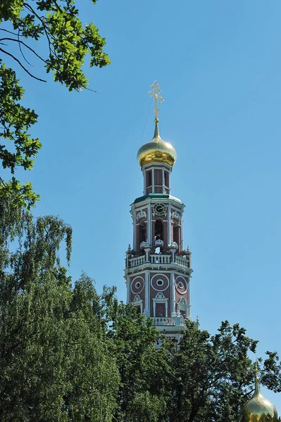 View Transfiguration Church Novodevichy Monastery Moscow — 图库照片