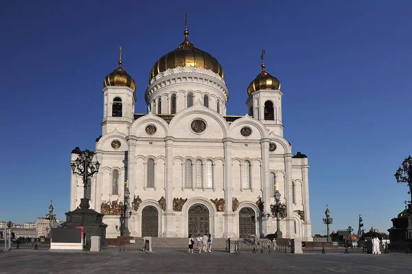Moscow Russia June 2021 View Cathedral Christ Savior Moscow — стокове фото