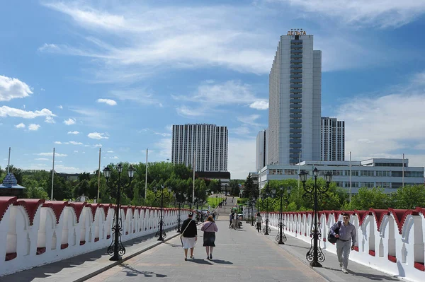 Moscow Russia May 2021 View Izmailovsky Kremlin Alpha Delta Hotels — Stock Photo, Image