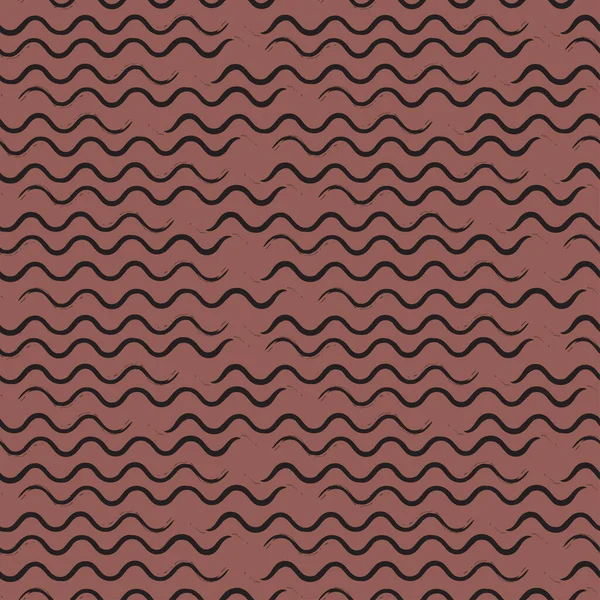 Безшовний Фон Круглими Лініями Абстрактний Візерунок Ручному Намальованому Стилі — стоковий вектор
