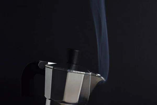 Kettle Boiling On A Gas Stove In The Kitchen. Focus On A Spout Stock Photo,  Picture and Royalty Free Image. Image 43166984.