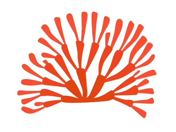 浅红色珊瑚轮廓图 — 图库矢量图片