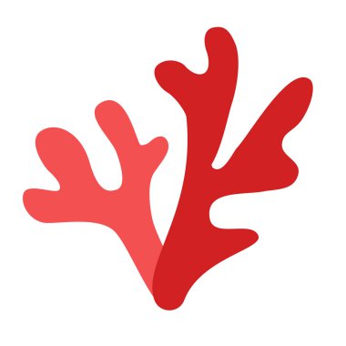 İzole edilmiş iki mercan dalı