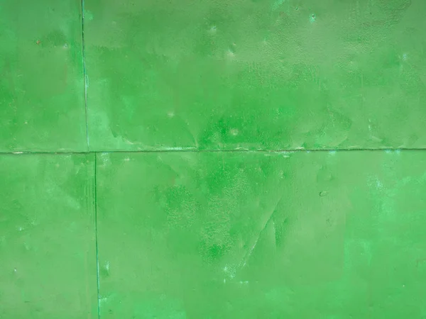 Grüner Hintergrund Eiserne Dachwand — Stockfoto