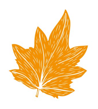 Parlak dişli yaprak, soyut bitki