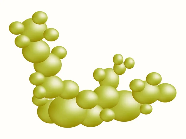 Cianobacterias Del Orden Nostocales Representantes Del Género Son Comunes Suelo — Vector de stock