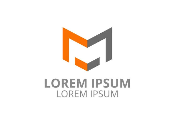 Modern Premium Şirketler Için Tipi Ilk Logosu Tasarım Tasarımı Çizim Telifsiz Stok Illüstrasyonlar