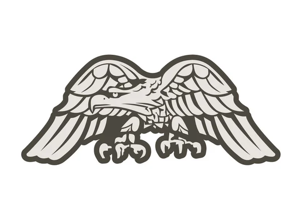 Illustration Conception Logo Aigle Pour Toute Entreprise Club Style Chemise — Image vectorielle