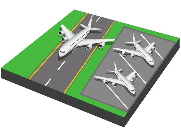 Illustration Vectorielle Aéroport Illustration Vectorielle Peut Être Utilisé Pour Créer — Image vectorielle
