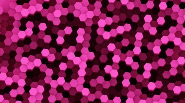 Çift ton altıgen arka plan dokusu. 3D tasvir. Fütürist soyut arka plan. Modern teknoloji 