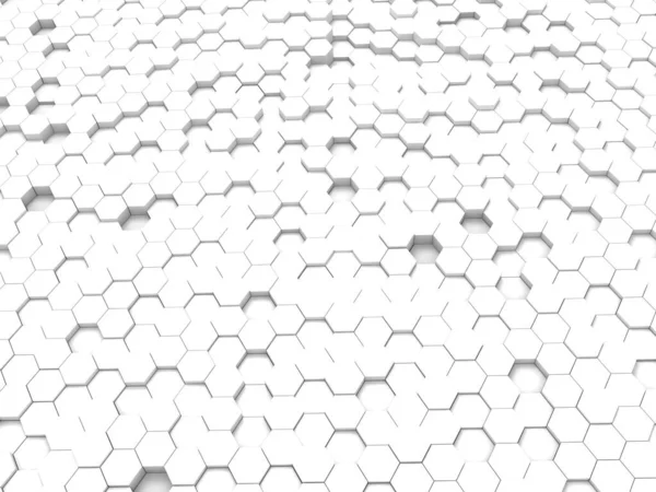 Sota Hexagon Background 텍스처 렌더링 일러스트 미래의 추상적 — 스톡 사진