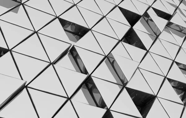 Bílé Trojúhelníkové Abstraktní Pozadí Moderní Grunge Trojúhelníkový Povrch Vykreslování Struktury — Stock fotografie
