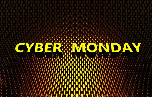 Sale Technology Banner Cyber Monday Event Art Your Sale Promotion — Stock Photo, Image