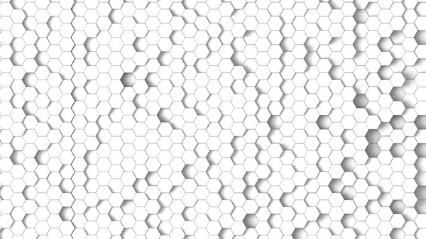 Duo Tone Hexagon Hintergrundtextur Darstellung Futuristischer Abstrakter Hintergrund — Stockfoto