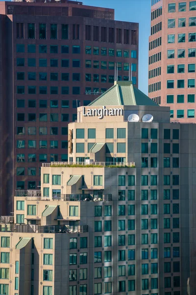 Melbourne Australia May 2022 Aerial View Langham Hotel Melbourne — Stock Photo, Image