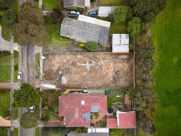 Aerial Photo Vacant Residential Land Development Suburb Australia — Stock Photo, Image