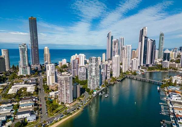 Aerial View Gold Coast Australia — стоковое фото
