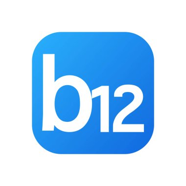 B12 vitamini mavi ikonu. Kobalamin vitamin düşürücü hap kapsülü. Parlak mavi esans damlası. Güzellik tedavisi, beslenme, cilt bakımı..