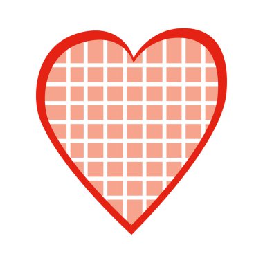 Heart icon on white isolated background. Harts love.