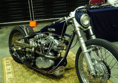 Serdang, Selangor, Malezya 'da halk için Harley Davidson motosikletli özel sergi. 