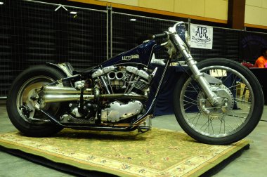 Serdang, Selangor, Malezya 'da halk için Harley Davidson motosikletli özel sergi. 