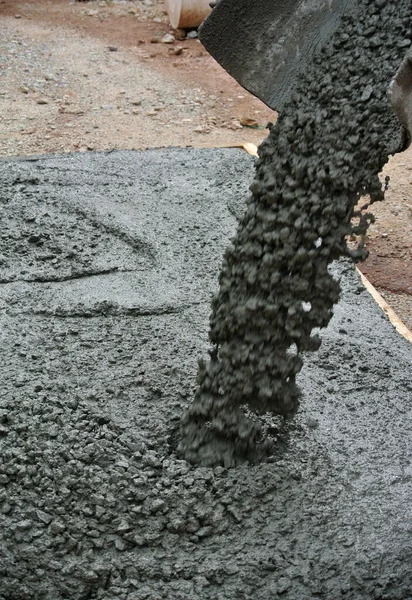 Malacca Malaysia February 2016 Fresh Wet Concrete Poured Top Slab — Stock Photo, Image