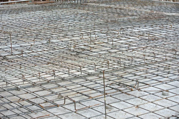 Selangor Malaysia May 2016 Floor Slab Reinforcement Bar Arranged Tied — Stock Photo, Image