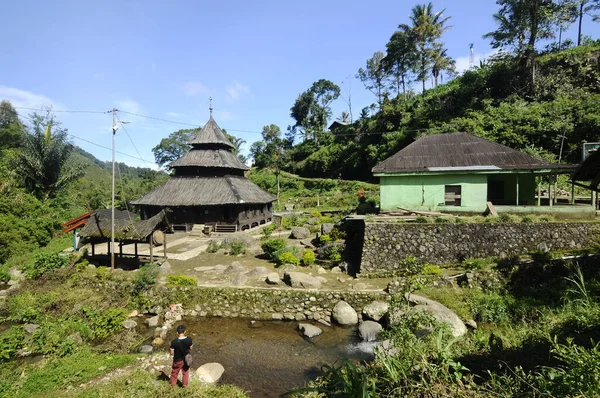 West Sumatera Indonesia Czerwca 2014 Meczet Tuo Kayu Jao Znajduje — Zdjęcie stockowe