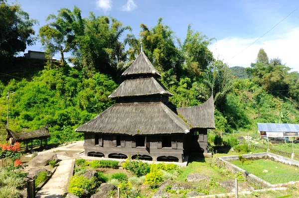 Δυτικη Sumatera Indonesia Ιουνιου 2014 Tuo Kayu Jao Τζαμί Βρίσκεται — Φωτογραφία Αρχείου