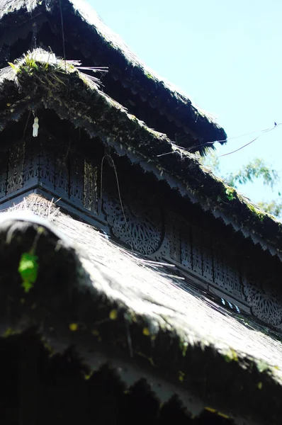 West Sumatera Indonesia Czerwca 2014 Szczegóły Konstrukcji Dachu Meczetu Tuo — Zdjęcie stockowe
