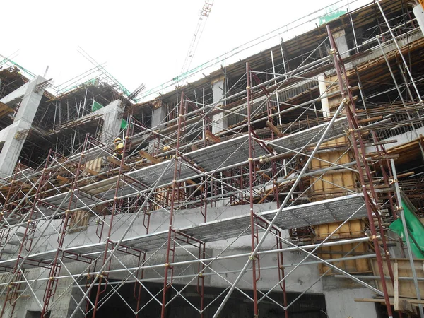 Malacca Malasia Febrero 2017 Construcción Curso Malaca Malasia Durante Día — Foto de Stock