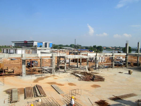 Malacca Malaysia February 2017 Construction Site Progress Malacca Malaysia Daytime — Stock Photo, Image