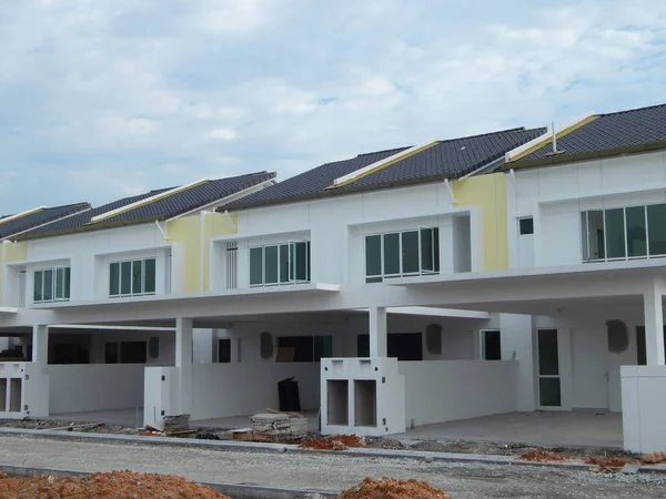 Seremban Malaisie Septembre 2017 Maison Terrasse Luxe Deux Étages Construction — Photo